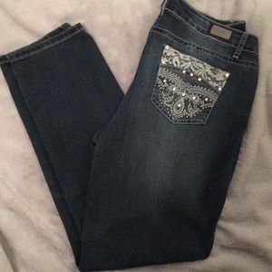 Embellished Skinny Jeans